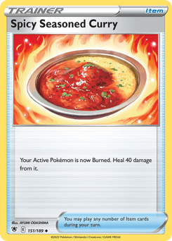 Spicy Seasoned Curry Astral Radiance card