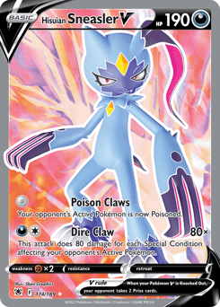 Hisuian Sneasler V Astral Radiance card