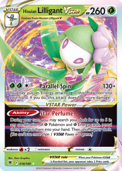 Hisuian Lilligant VSTAR Astral Radiance card