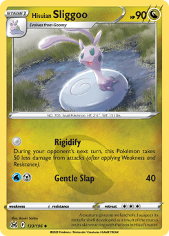 Hisuian Sliggoo Lost Origin card