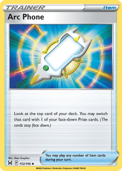 Arc Phone Lost Origin card