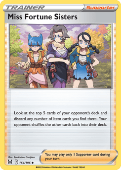Miss Fortune Sisters Lost Origin card