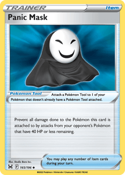 Panic Mask Lost Origin card