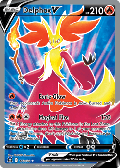 Delphox V Lost Origin card