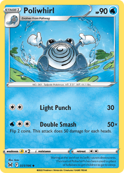 Poliwhirl Lost Origin card