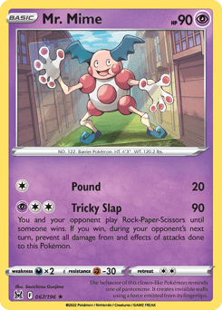 Mr. Mime Lost Origin card