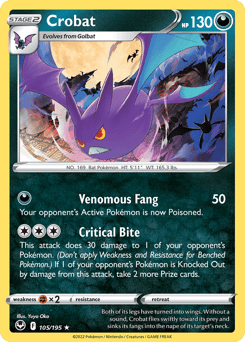 Crobat Silver Tempest card