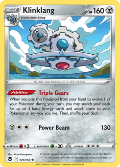 Klinklang Silver Tempest card
