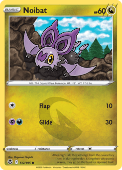 Noibat Silver Tempest card