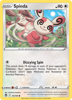 Spinda Silver Tempest card