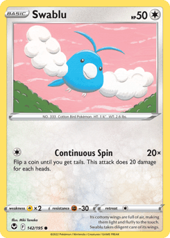 Swablu Silver Tempest card