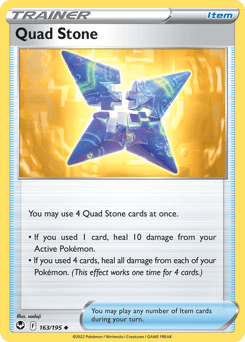 Quad Stone Silver Tempest card