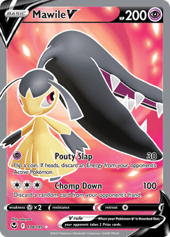 Mawile V Silver Tempest card