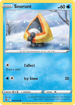 Snorunt Silver Tempest card