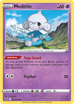 Meditite Silver Tempest card