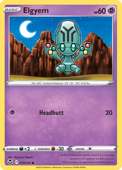 Elgyem Silver Tempest card