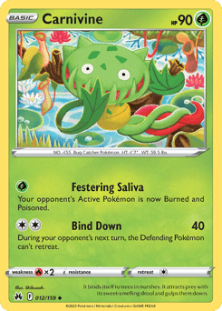 Carnivine Crown Zenith card