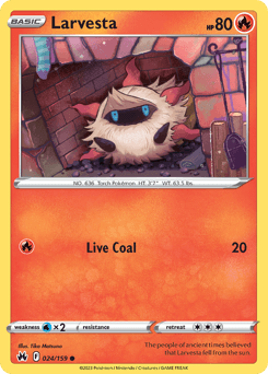 Larvesta Crown Zenith card