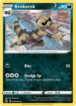 Krokorok Crown Zenith card