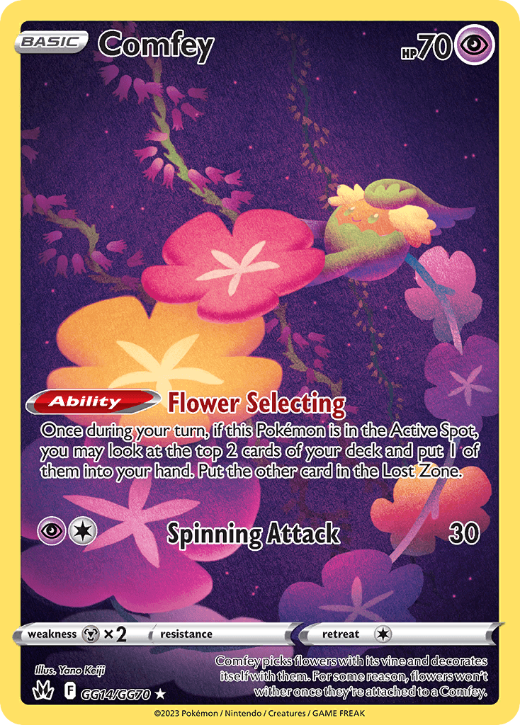 Comfey Crown Zenith Galarian Gallery card