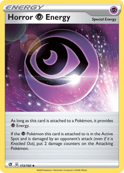 Horror Psychic Energy Rebel Clash card