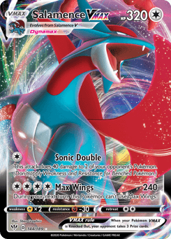 Salamence VMAX Darkness Ablaze card