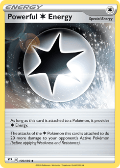 Powerful Colorless Energy Darkness Ablaze card