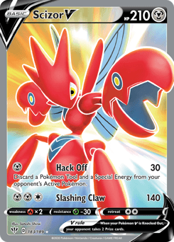 Scizor V Darkness Ablaze card