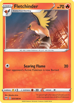 Fletchinder Darkness Ablaze card