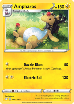 Ampharos Darkness Ablaze card