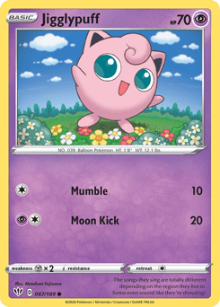 Jigglypuff Darkness Ablaze card