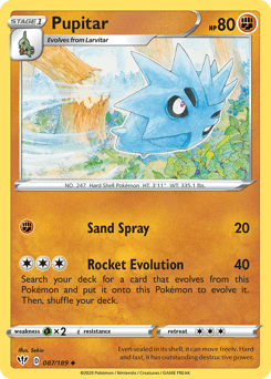Pupitar Darkness Ablaze card
