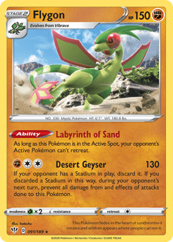Flygon Darkness Ablaze card