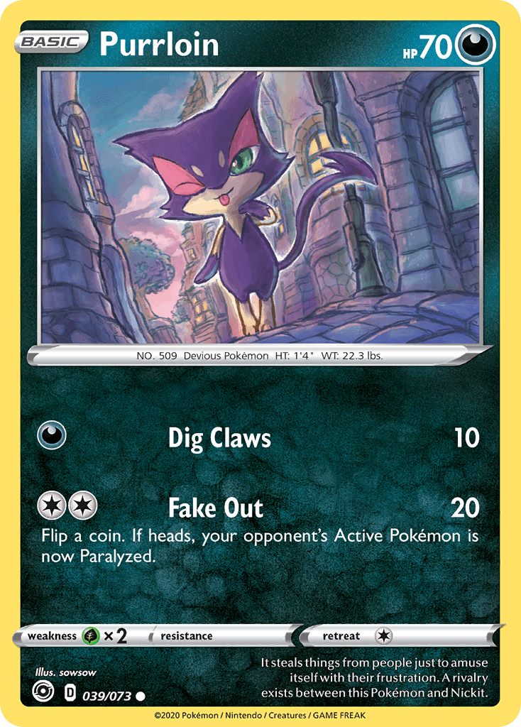 Purrloin Champion's Path card