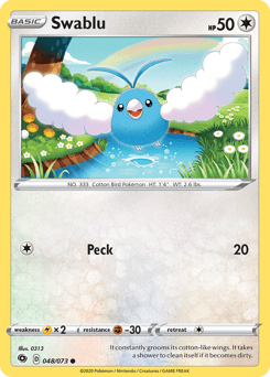 Swablu Champion's Path card