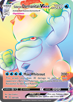 Galarian Darmanitan VMAX Vivid Voltage card