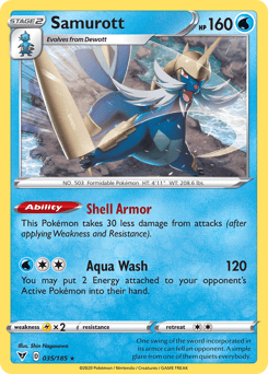 Samurott Vivid Voltage card
