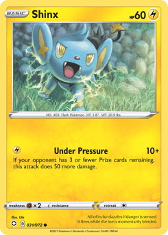 Shinx Shining Fates card