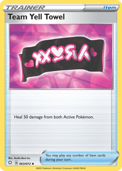 Team Yell Towel Shining Fates card