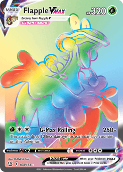 Flapple VMAX Battle Styles card