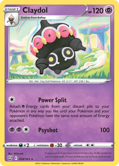 Claydol Battle Styles card