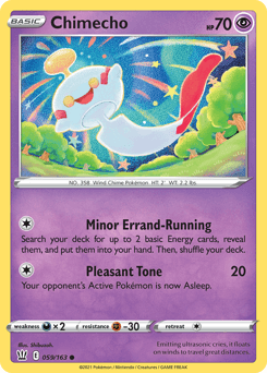 Chimecho Battle Styles card