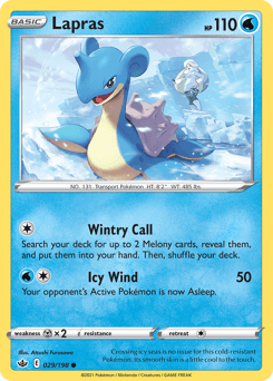 Lapras Chilling Reign card