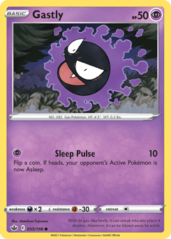 Gastly Chilling Reign card