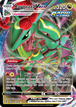 Rayquaza VMAX Evolving Skies card