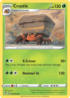 Crustle Evolving Skies card