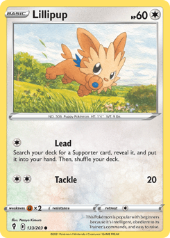 Lillipup Evolving Skies card
