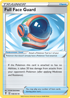 Full Face Guard Evolving Skies card