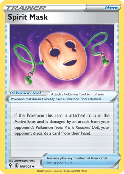 Spirit Mask Evolving Skies card