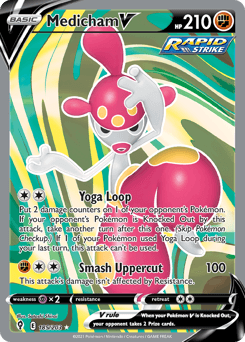 Medicham V Evolving Skies card